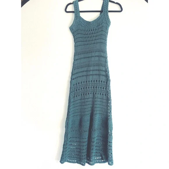 Vince Cotton Lace Midi Dress Size XS